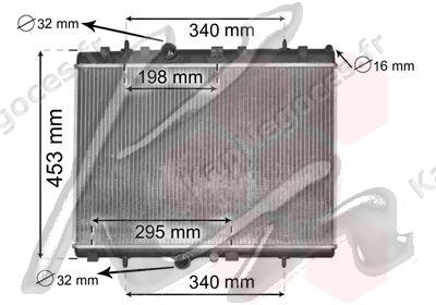 Радиатор пежо 207